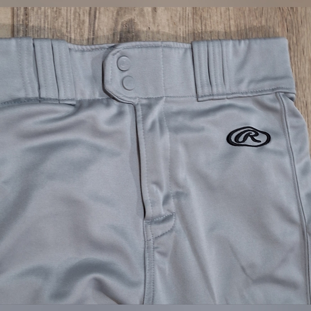 #1660 Rawlings Men's/ Womens Gray Athletic Baseball Knickers Sz S - Picture 3 of 8
